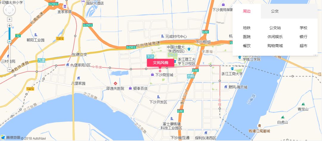 杭州下沙最新地图概览